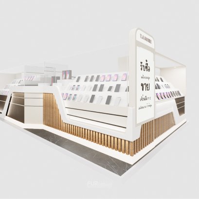 ออกแบบ ผลิต และติดตั้งร้าน : ร้าน T.A Mobile ห้างฯ ซีคอนสแควร์